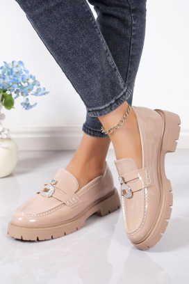 mocasini damă ROLBEJA BEIGE