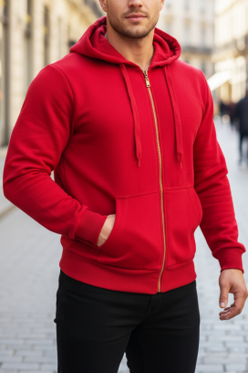hanorac bărbați KEFILO RED