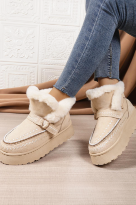 botine damă BLOMEGA BEIGE