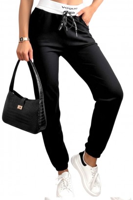 pantaloni VESTORDA BLACK