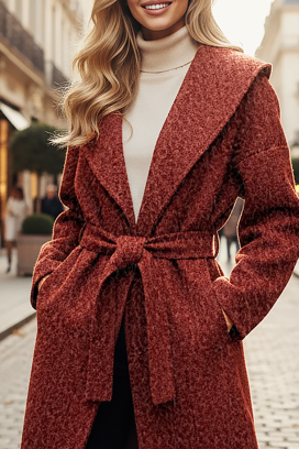palton GRAZLENA BRICK RED
