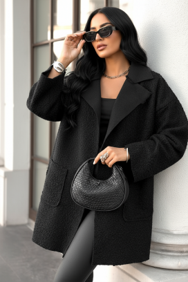 palton SORDIYA BLACK