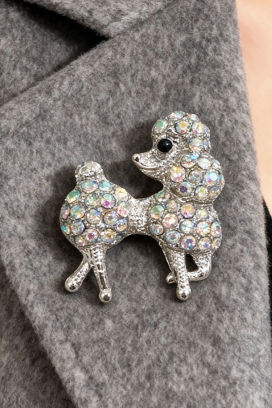 broșă DOLORSA SILVER