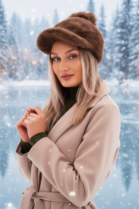 șapcă TERELOSA BROWN