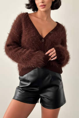 cardigan MARILENZA BROWN