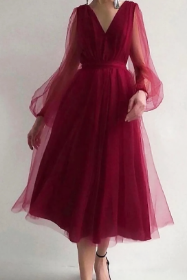 rochie LUMINZA BORDO