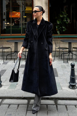 palton AGARONA BLACK