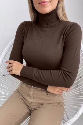 pulover BRONENZA BROWN