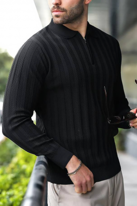 pulover bărbați MATELDO BLACK