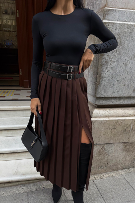 fustă SENSIVA BROWN