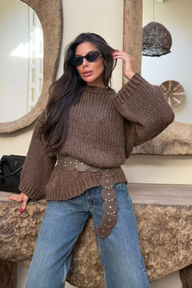 pulover LEVOLDA BROWN