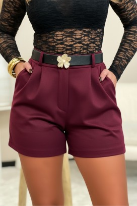 pantaloni scurți DROMBELZA BORDO