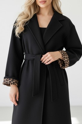palton TURGELA BLACK