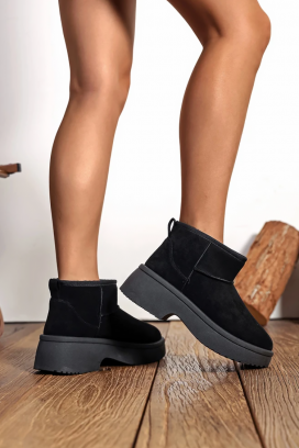 botine damă MENISTA BLACK
