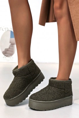 botine damă PUHVILZA KHAKI