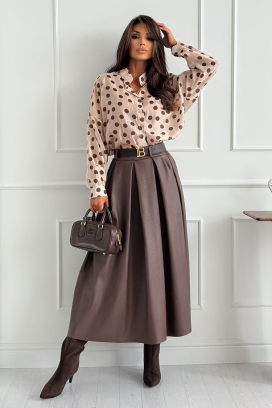 fustă AMOLEFA BROWN