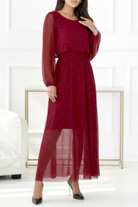 rochie VLORDINA BORDO