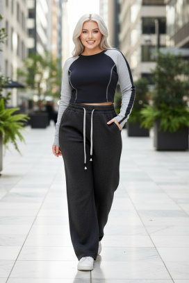 pantaloni TENSILSA BLACK