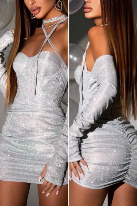 rochie SENSOTA SILVER