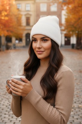 căciulă SNEROLZA WHITE