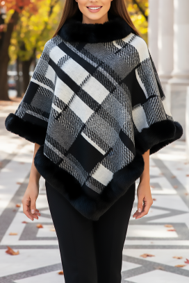 poncho PLOVELZA BLACK