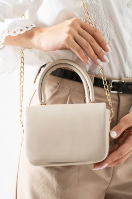 geantă damă MELVIRZA ECRU