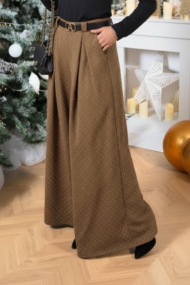 pantaloni VALEANA BROWN