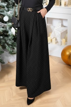 pantaloni VALEANA BLACK