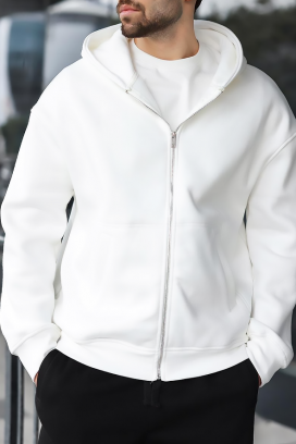 hanorac bărbați VERGERO WHITE