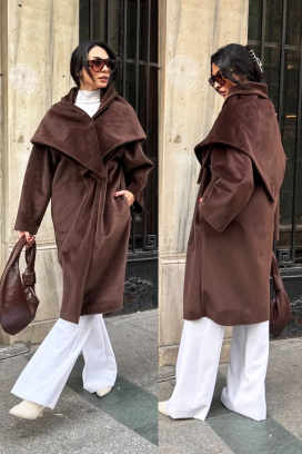 palton ALSIENA BROWN