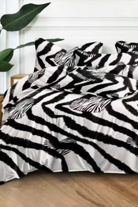 lenjerie de pat ELMIOFY 180x200 cm bumbac 3 piese