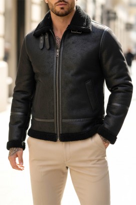 geacă bărbați HALMAN BLACK