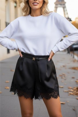 pantaloni scurți BELVENDA BLACK