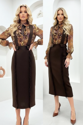 rochie MRALVERDA BROWN