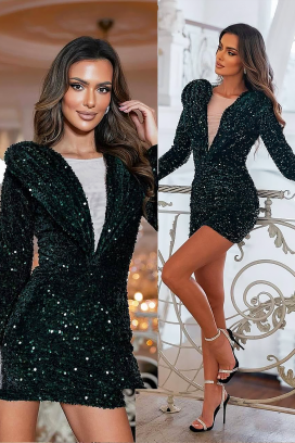 rochie MOLTERZA GREEN