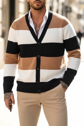 cardigan bărbați LOBRELO BEIGE