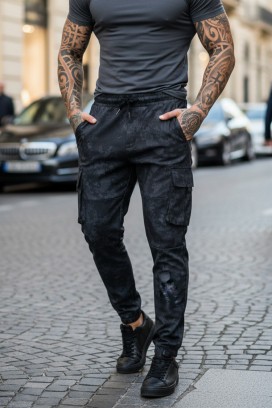 pantaloni bărbați ZELGER BLACK
