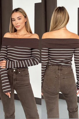 bluză damă PRESTILJA BROWN