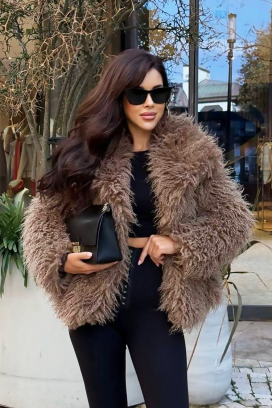 palton LOLENSIA BROWN