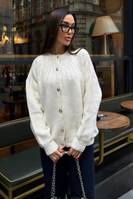 cardigan KRODELSA ECRU