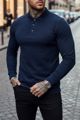 bluză bărbați LEROJO NAVY