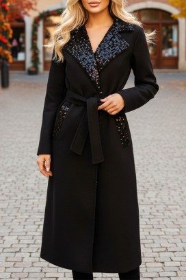 palton FLEDILZA BLACK