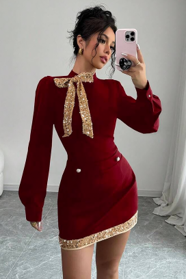 rochie PANDONA BORDO