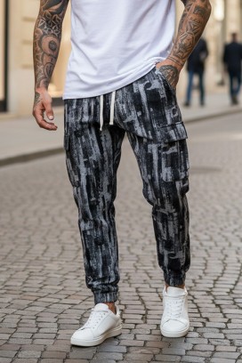 pantaloni bărbați ZIRMEN BLACK