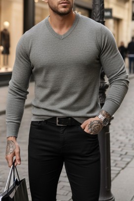 pulover bărbați MARKAN GREY