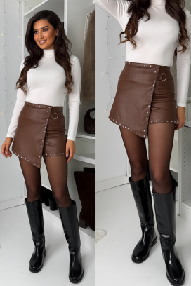 fustă - pantaloni LEVRENZA BROWN