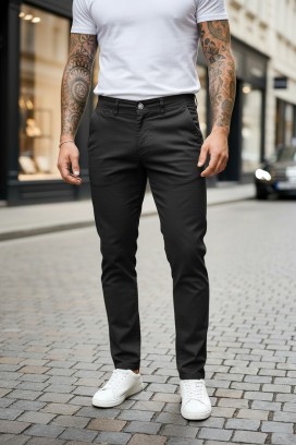 pantaloni bărbați TELRET BLACK