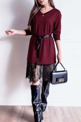 rochie ANDELONA BORDO