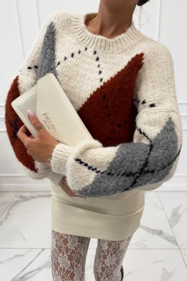 pulover BEDROLVA ECRU