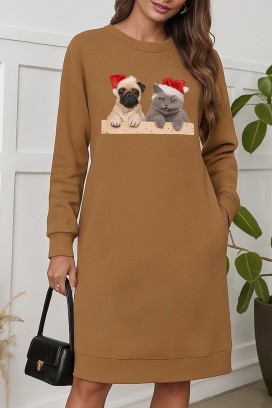 rochie ANELRINDA CAMEL